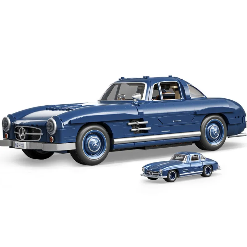 Hot wheels Mattel Brick Shop Premium Series Juego de Construcción Mercedes-Benz 300 SL. 1600 piezas> Construcción|Fan Zone