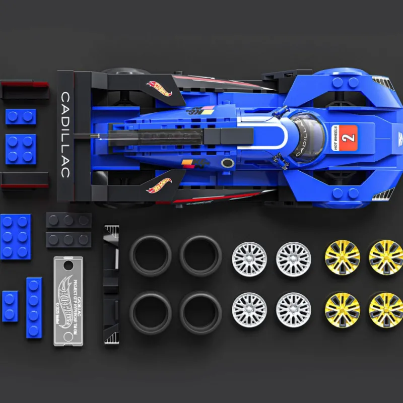 Otras marcas Mattel Brick Shop Hot Wheels Cadillac Project GTP Hypercar 236 piezas> Construcción|Fan Zone