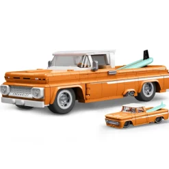 Otras marcas Mattel Brick Shop Hot Wheels Camioneta Custom 62 Chevy con 858 piezas> Construcción|Fan Zone