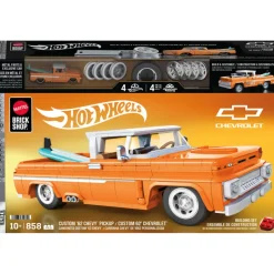 Otras marcas Mattel Brick Shop Hot Wheels Camioneta Custom 62 Chevy con 858 piezas> Construcción|Fan Zone
