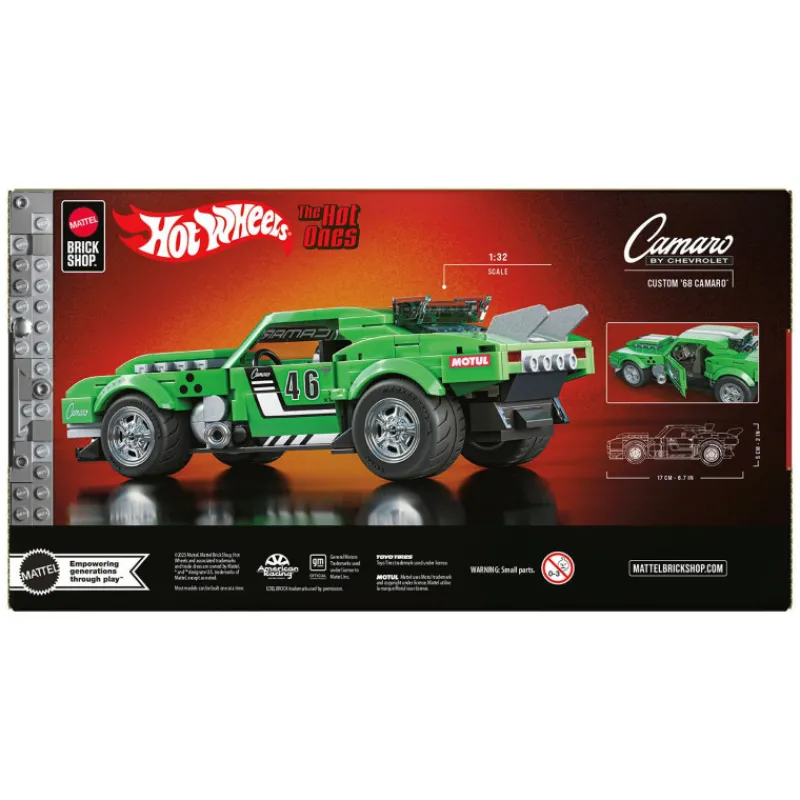 Otras marcas Mattel Brick Shop Hot Wheels Custom 68 Camaro Speed Series, 289 piezas> Construcción|Fan Zone