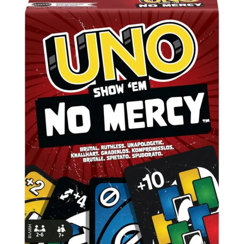 Mattel games Juego de Cartas UNO Show'Em No Mercy> Fan Zone|Juegos De Mesa