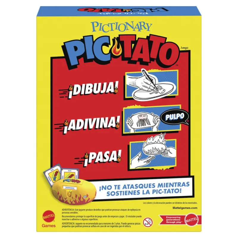 Mattel games Pictionary Pic-Tato Juego de Mesa de la Patata Caliente> Juegos De Mesa