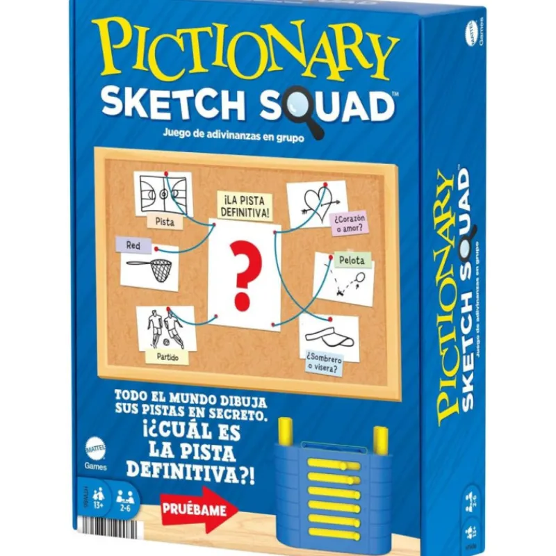 Mattel games Pictionary Sketch Squad Juego de Mesa> Juegos De Mesa
