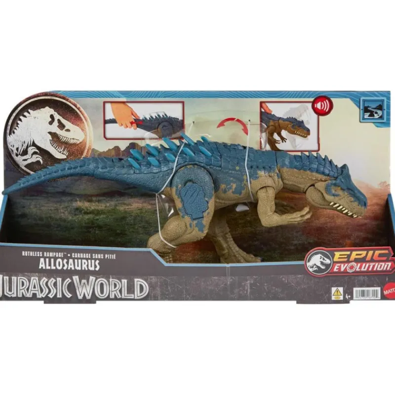 Jurassic world Mattel Dinosaurio Allosaurus> Figuras Acción