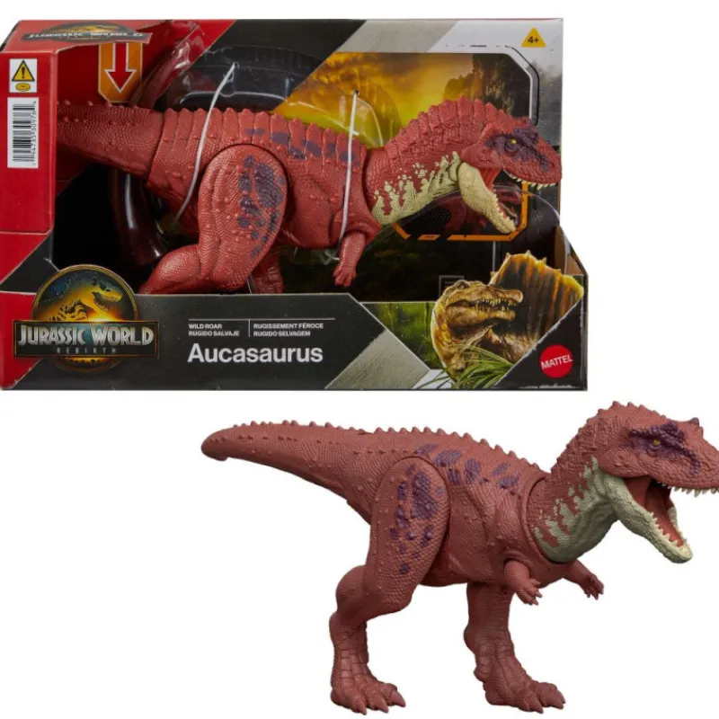 Jurassic world Mattel : El Renacer Rugido Salvaje Aucasaurus> Figuras Acción