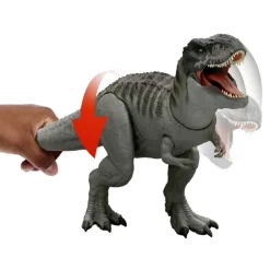 Jurassic world Mattel Rebirth Figura de Tiranosaurio Rex Power Devour con Luces, Sonidos y Mordiscos Continuos><noscript><img width=