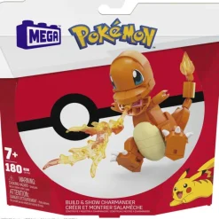 Pokemon MEGA Construx Pokémon Construye Y Muestra Charmander> Fan Zone|Figuras Acción
