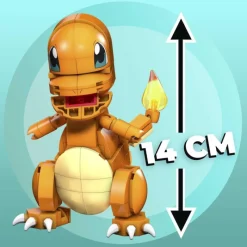 Pokemon MEGA Construx Pokémon Construye Y Muestra Charmander> Fan Zone|Figuras Acción