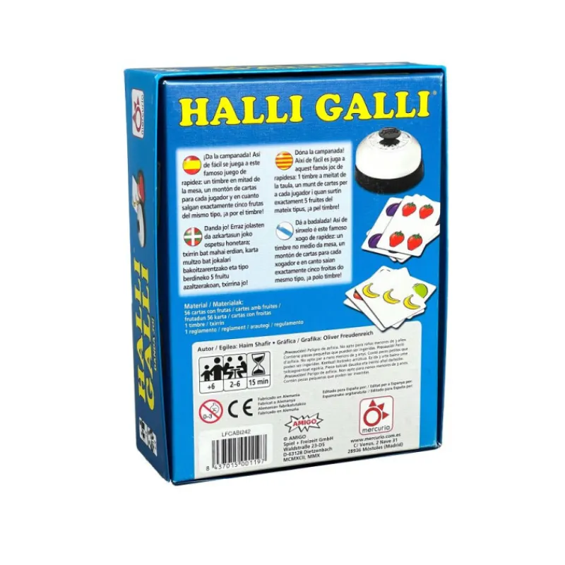 Otras marcas Mercurio Halli Galli Juego de Mesa Edición Multilengua> Juegos De Mesa