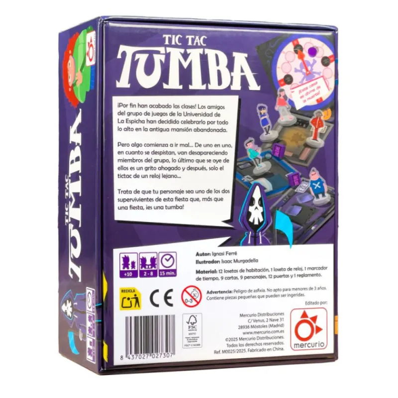 Otras marcas Mercurio Tic Tac Tumba Juego de Mesa> Juegos De Mesa
