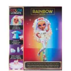 Rainbow high MGA Color & Create Muñeca Ojos Morados><noscript><img width=
