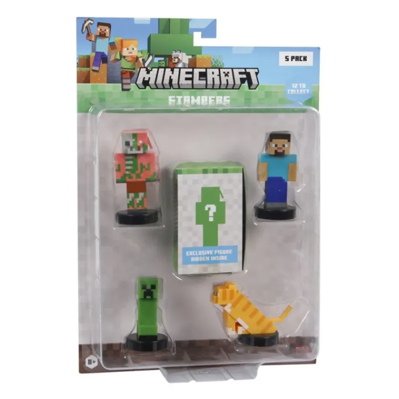 Otras marcas Minecraft Pack 5 Figuras Varios Modelos> Fan Zone|Figuras Acción
