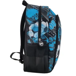 Otras marcas Mochila Grande con Cantoneras de Goma B4U Calcio Azul><noscript><img width=