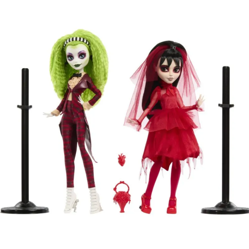 Monster high Beetlejuice Beetlejuice Pack de 2 Muñecas de Colección de Beetlejuice y Lydia> Fan Zone|Muñecas