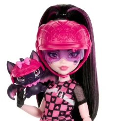 Monster high Draculaura con Moto Vampirística y Mascota><noscript><img width=