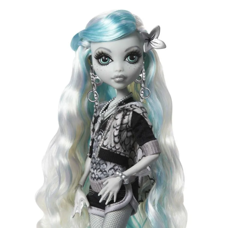 Monster high Muñeca Lagoona Blue en Blanco y Negro con Pósteres> Fan Zone|Muñecas