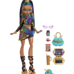 Monster high Muñeca Nefera De Nile con Escarabajo Mascota Lavish y Accesorios> Muñecas
