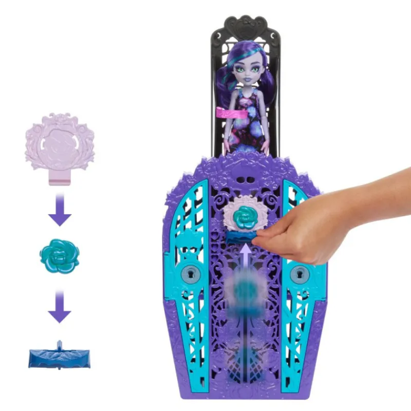 Monster high Skulltimate Secrets Jardín Misterioso Twyla Conjunto de Muñeca y Accesorios> Muñecas