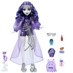 Monster high Spectra Vondergeist Muñeca con su Mascota Hurón Rhuen> Muñecas