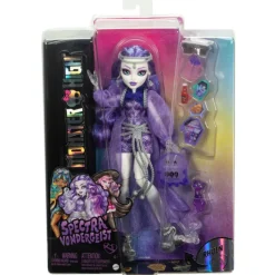Monster high Spectra Vondergeist Muñeca con su Mascota Hurón Rhuen><noscript><img width=