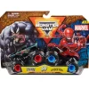 Otras marcas Monster Jam Marvel Pack 2 Vehículos Venom Vs Spider-Man> Vehículos Y Pistas