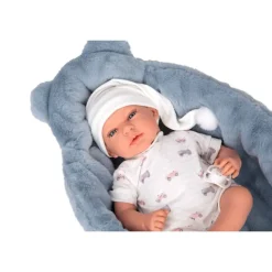 Munecas arias Muñeca Arias Andie Azul con Cuna 40 cm><noscript><img width=