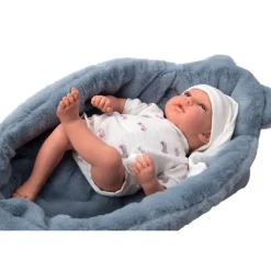 Munecas arias Muñeca Arias Andie Azul con Cuna 40 cm><noscript><img width=