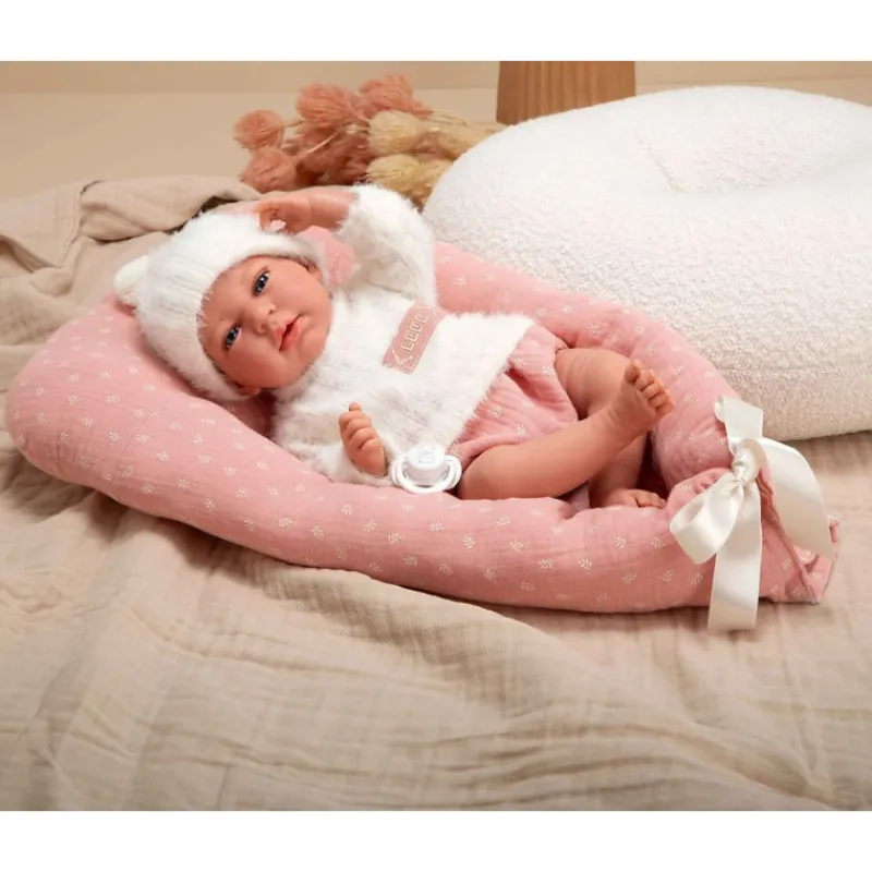 Munecas arias Muñecas Arias Elegance Andie Rosa con Cojín 40 cm> Muñecas