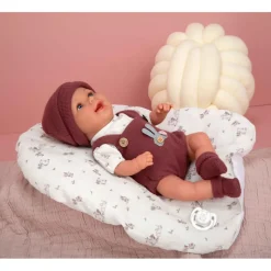 Munecas arias Muñecas Arias Elegance Gadi Granate con Cojín 35 cm><noscript><img width=