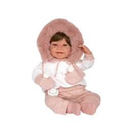 Munecas arias Muñecas Arias Muñeca con Peso Elegance Zoe Rosa con Manoplas> Muñecas