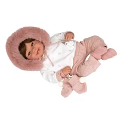 Munecas arias Muñecas Arias Muñeca con Peso Elegance Zoe Rosa con Manoplas><noscript><img width=