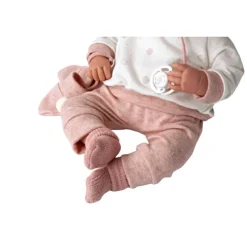 Munecas arias Muñecas Arias Muñeca con Peso Elegance Zoe Rosa con Manoplas><noscript><img width=