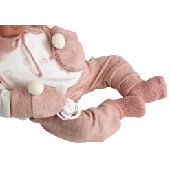Munecas arias Muñecas Arias Muñeca con Peso Elegance Zoe Rosa con Manoplas><noscript><img width=