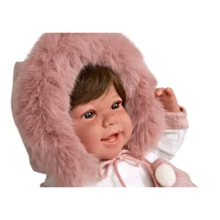 Munecas arias Muñecas Arias Muñeca con Peso Elegance Zoe Rosa con Manoplas><noscript><img width=