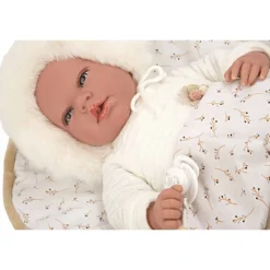 Munecas arias Muñecas Arias Reborn Alejandra Beige con Saco de Dormir><noscript><img width=