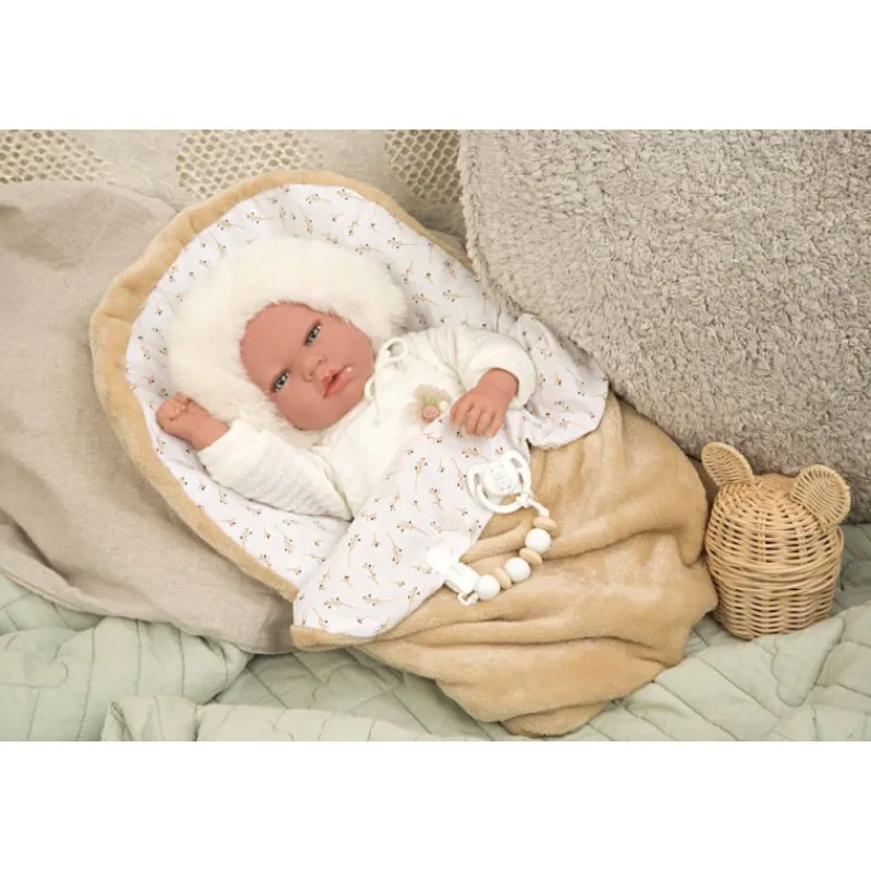 Munecas arias Muñecas Arias Reborn Alejandra Beige con Saco de Dormir> Muñecas