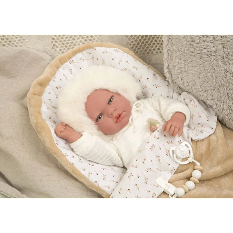 Munecas arias Muñecas Arias Reborn Alejandra Beige con Saco de Dormir> Muñecas
