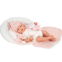 Munecas arias Muñecas Arias Reborn Ariel Rosa con Cojín 40 cm><noscript><img width=