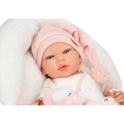 Munecas arias Muñecas Arias Reborn Ariel Rosa con Cojín 40 cm><noscript><img width=