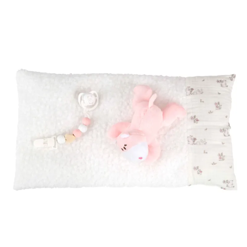 Munecas arias Mueñcas Arias Reborn Lucía con Cojín y Peluche 45 cm> Muñecas