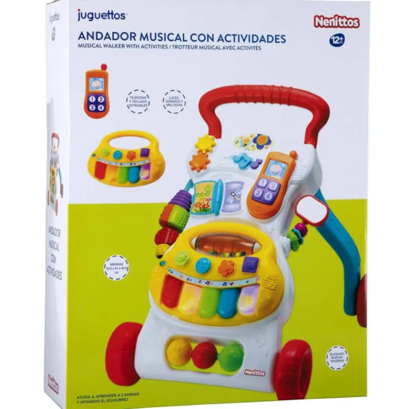 Nenittos Andador Musical con Actividades> Primera Infancia