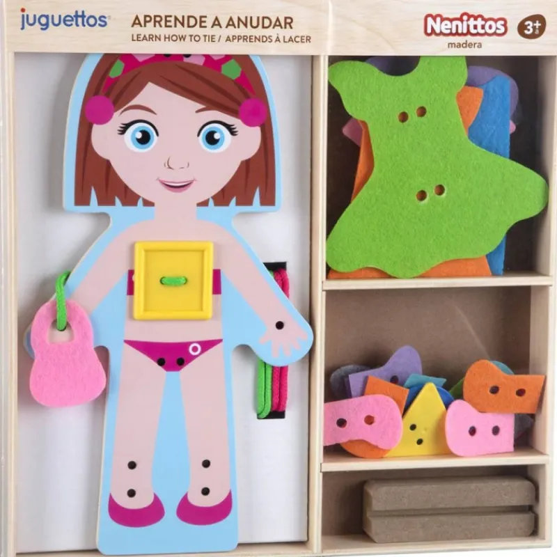 Nenittos Aprende a Anudar Varios Modelos> Primera Infancia|Exclusivo Juguettos
