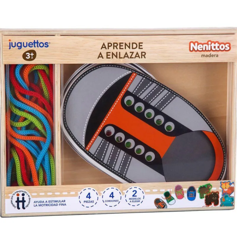 Nenittos Aprende a Enlazar Varios Modelos> Juguetes Educativos|Primera Infancia