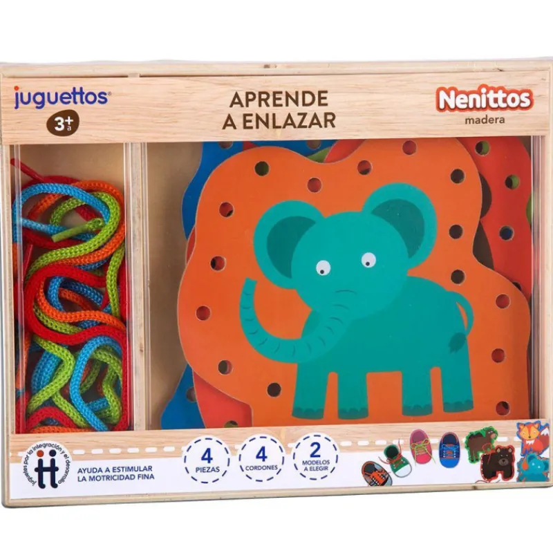 Nenittos Aprende a Enlazar Varios Modelos> Juguetes Educativos|Primera Infancia
