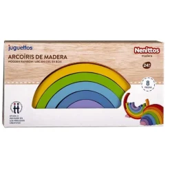 Nenittos Arcoíris de Madera 8 Piezas> Juguetes Educativos|Primera Infancia