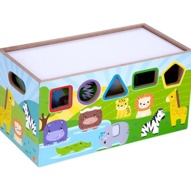 Nenittos Baúl de Madera con Actividades> Juguetes Educativos|Primera Infancia