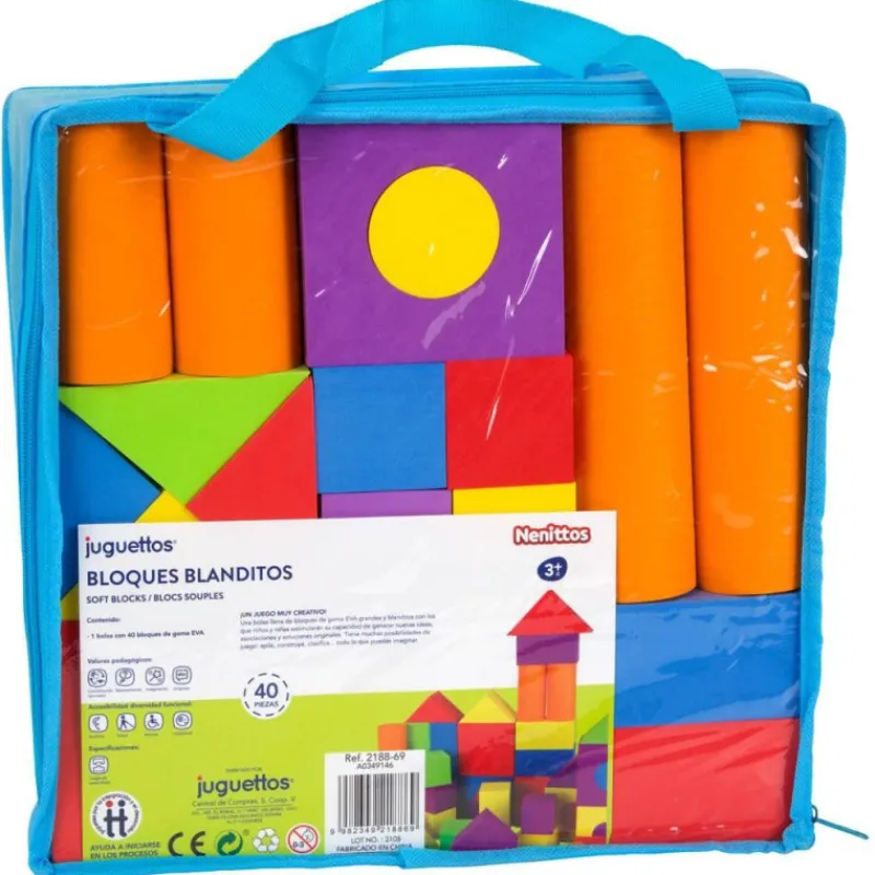 Nenittos Bloques Blanditos> Juguetes Educativos|Primera Infancia