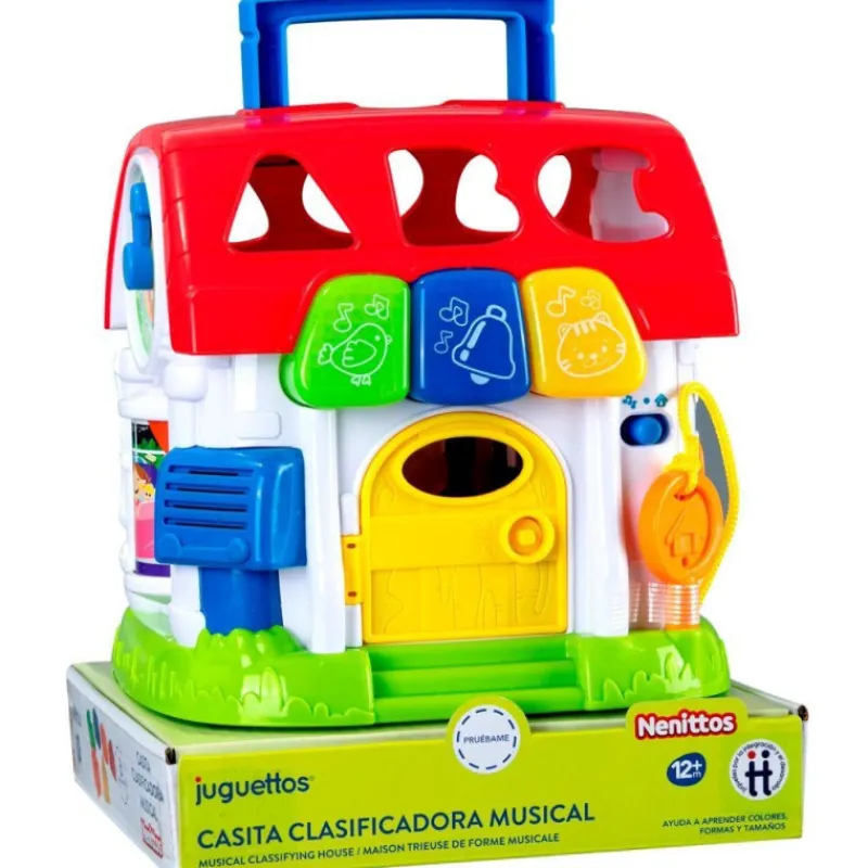 Nenittos Casita Clasificadora Musical> Primera Infancia