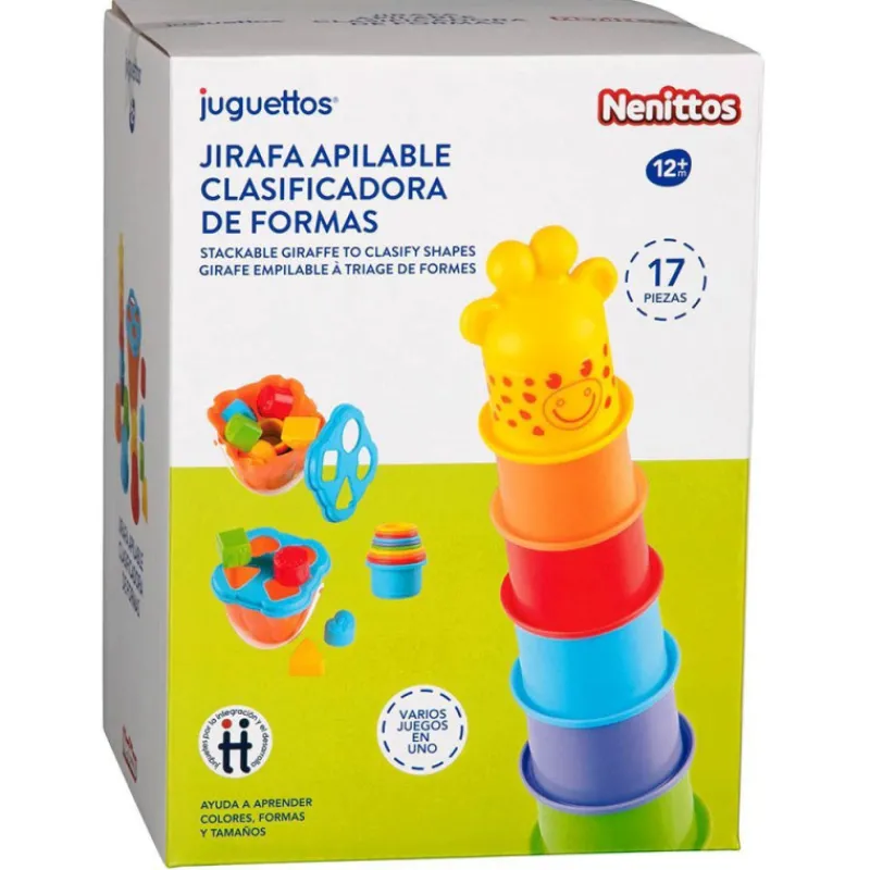 Nenittos Jirafa Apilable Clasificadora de Formas> Juguetes Educativos|Primera Infancia